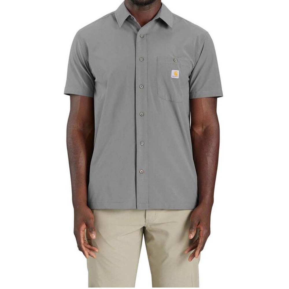 Carhartt Men's Force Sun Defender Relaxed Fit Lightweight Short-Sleeve Shirt 2XL
